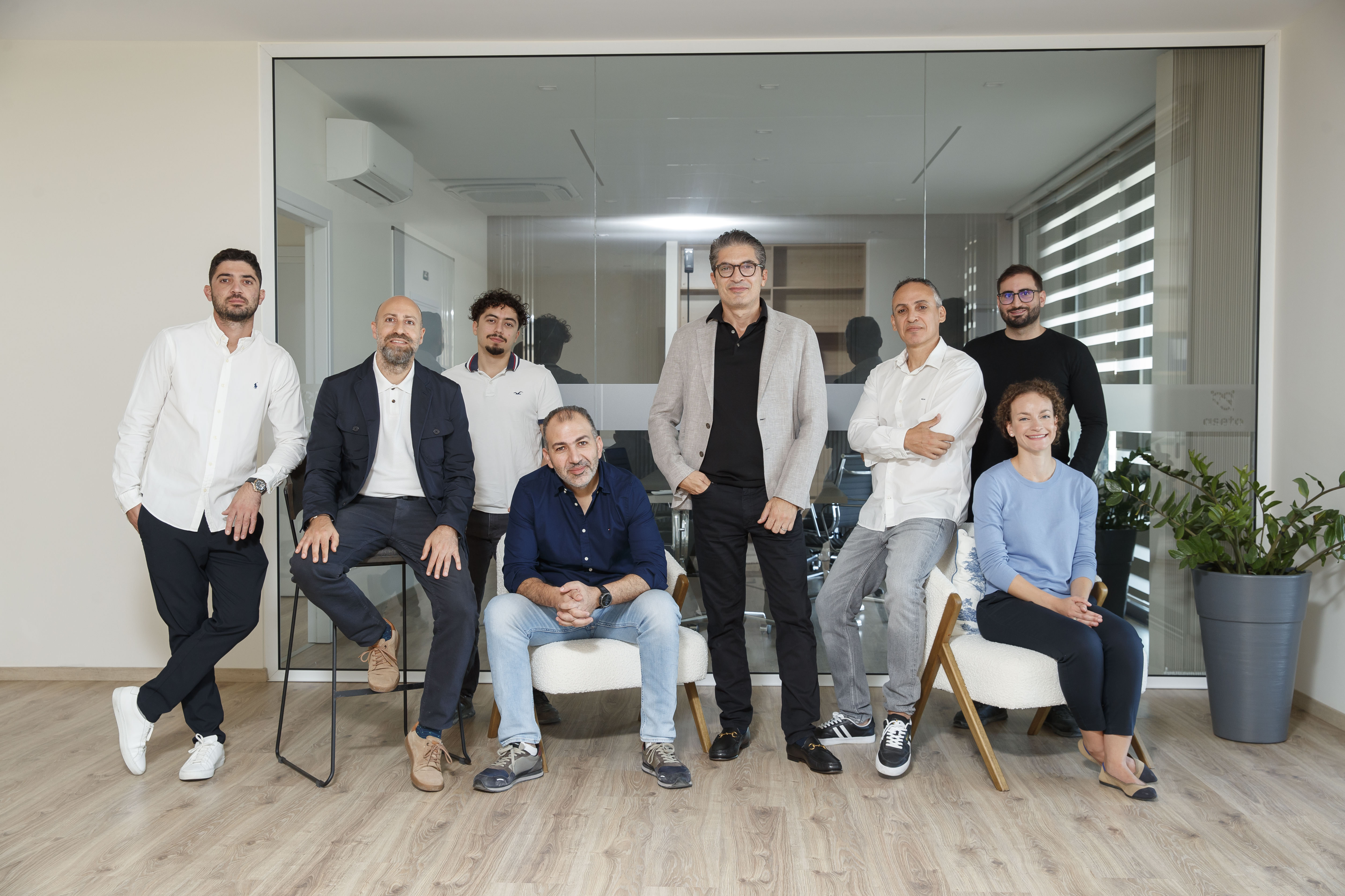 Woman working on her laptop with AI.